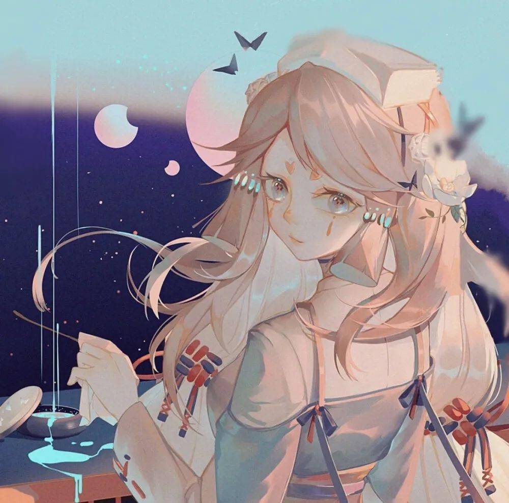 温柔又可爱的绝美男女生动漫头像