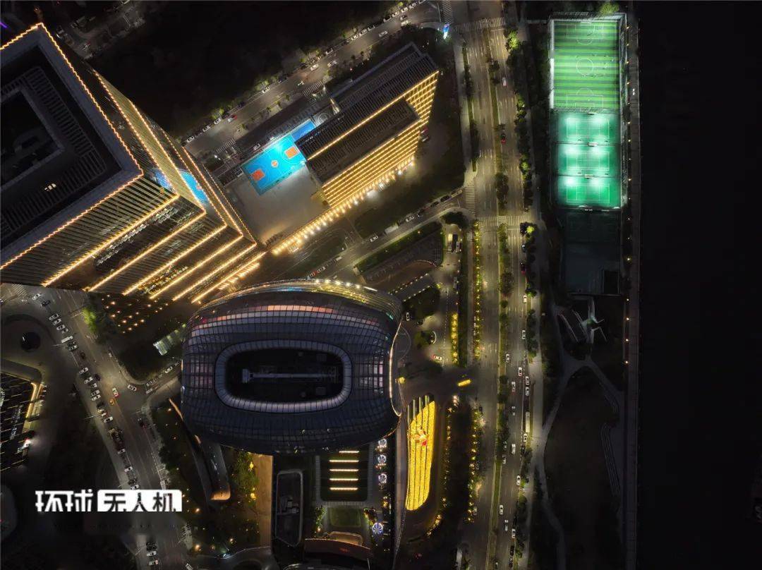 原图|原图直出！看用大疆Mavic 3无人机航拍的城市夜景