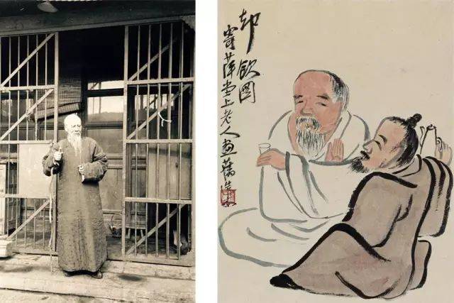 齐白石《却饮图》