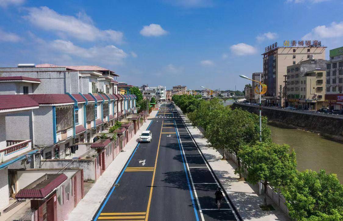 新增100多个停车格博罗柏塘完成江河北路提质改造工程
