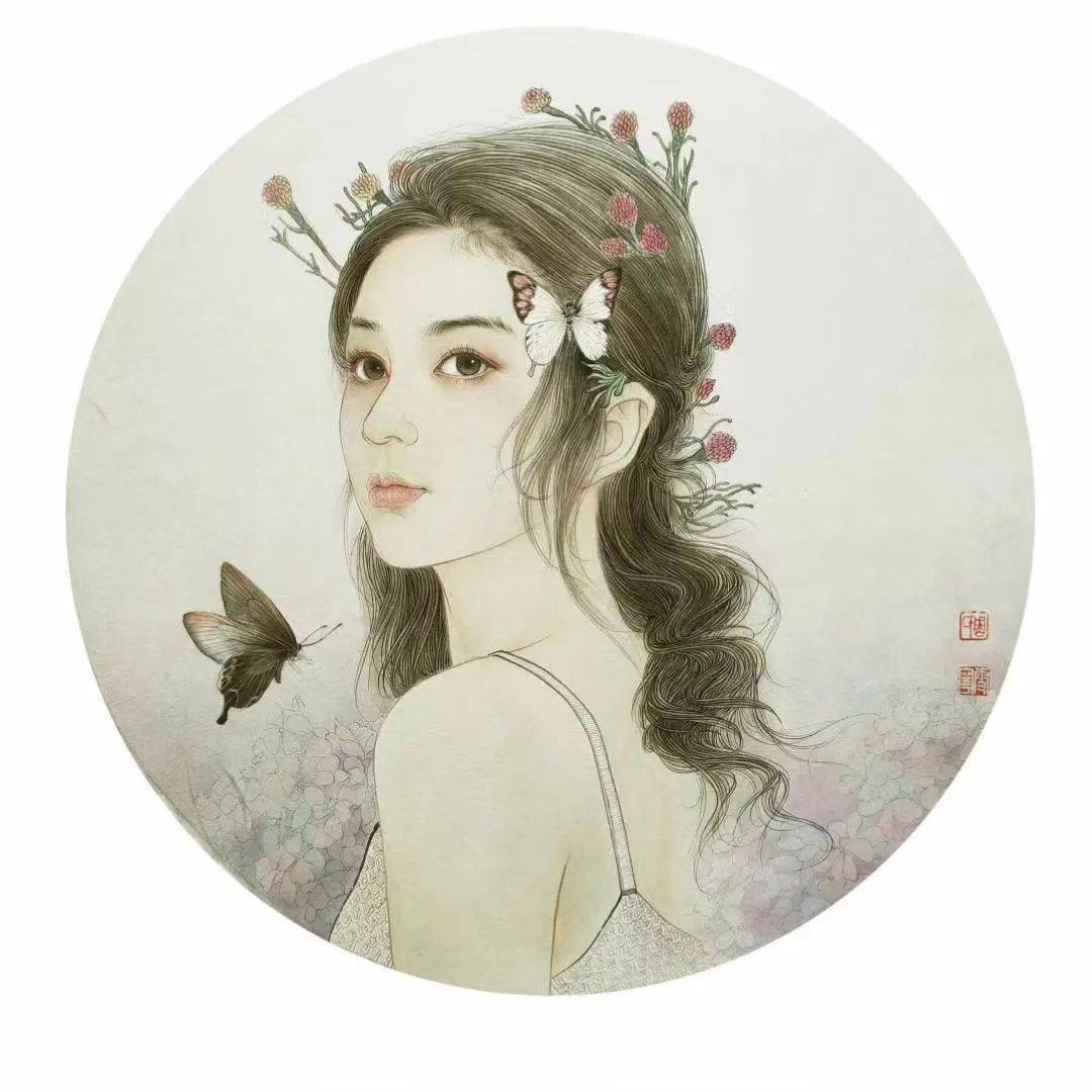 教程分享工笔人物画的皮肤颜色怎么调怎么染