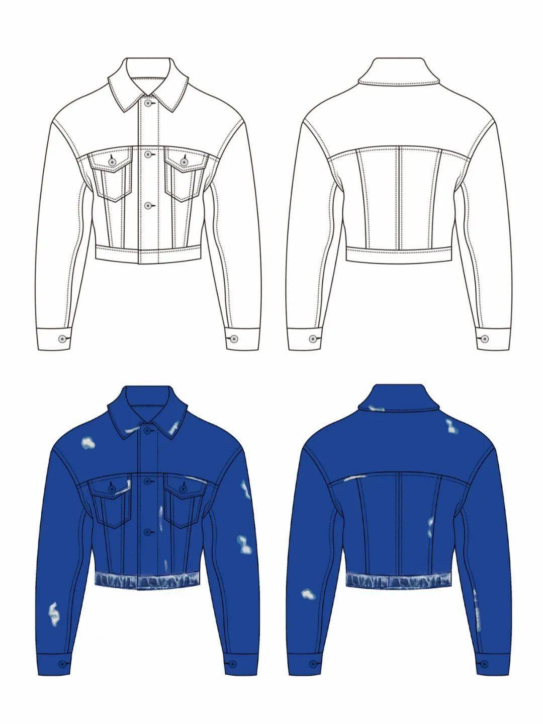 分享| 牛仔服装系列款式图