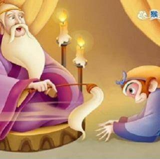 死水帘洞中统貔貅花果山上它称王投胎出生在神州天地孕育一石猴孙悟空