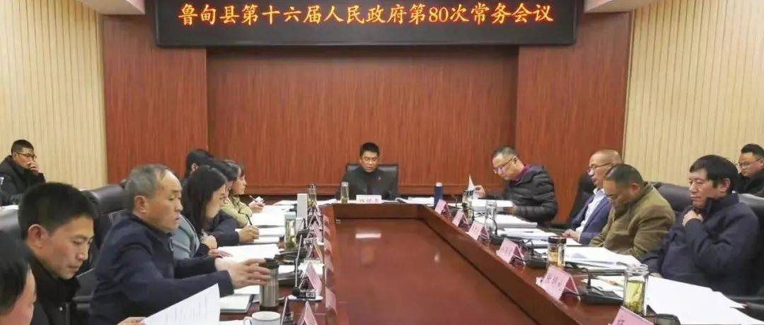 杨绪春主持召开鲁甸县第十六届人民政府第80次常务会议_工作_禁毒_发展