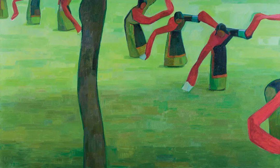 王音 藏族舞 布面 油画 181.5×301 cm 成交价:rmb 4,600,000