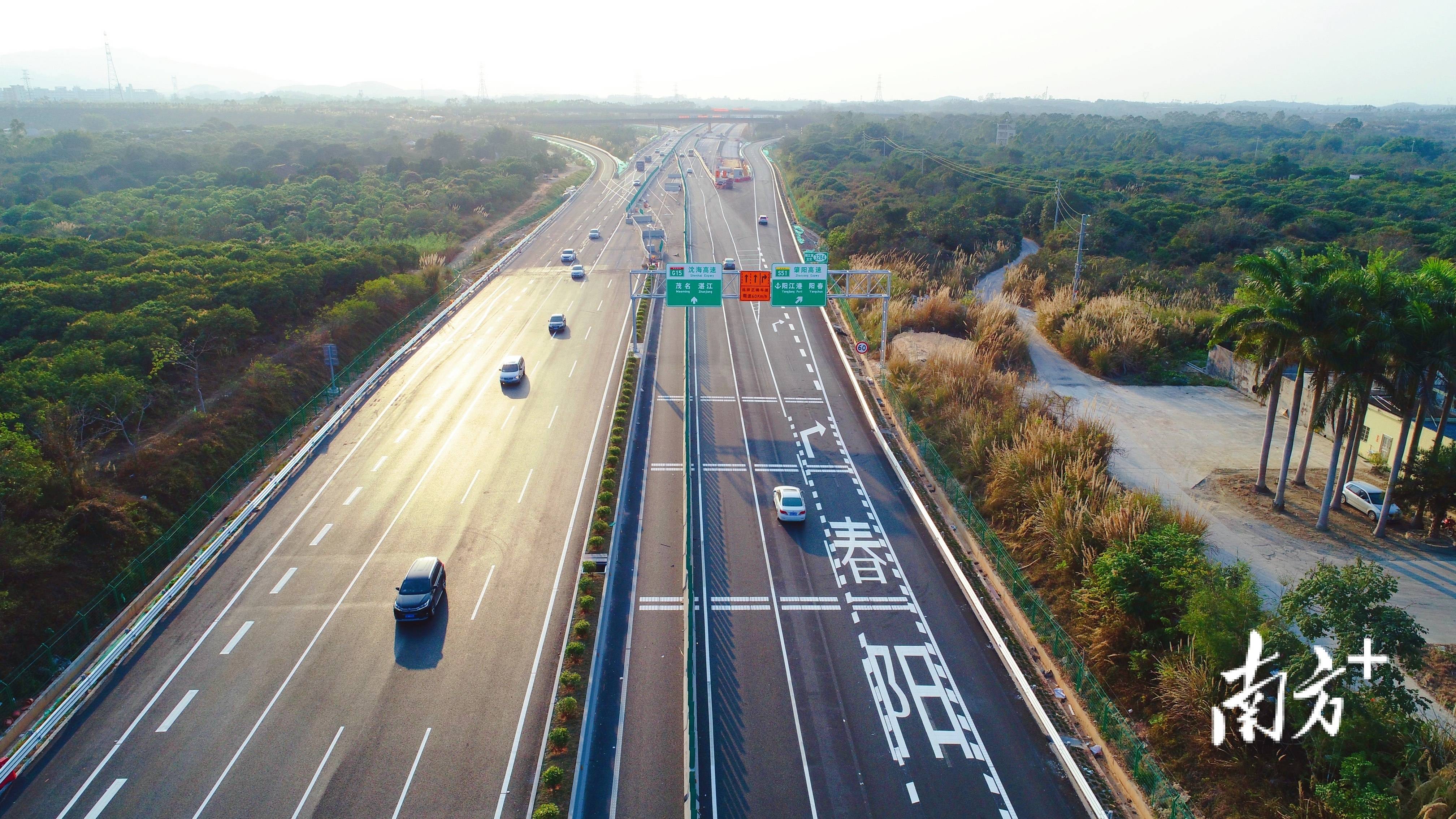 阳茂高速改扩建工程顺利通过交工验收年底正式全线通车