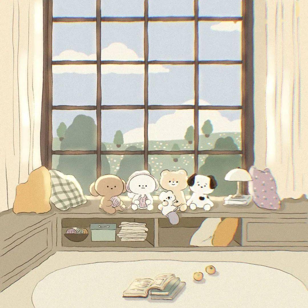 背景图治愈系可爱微信背景图