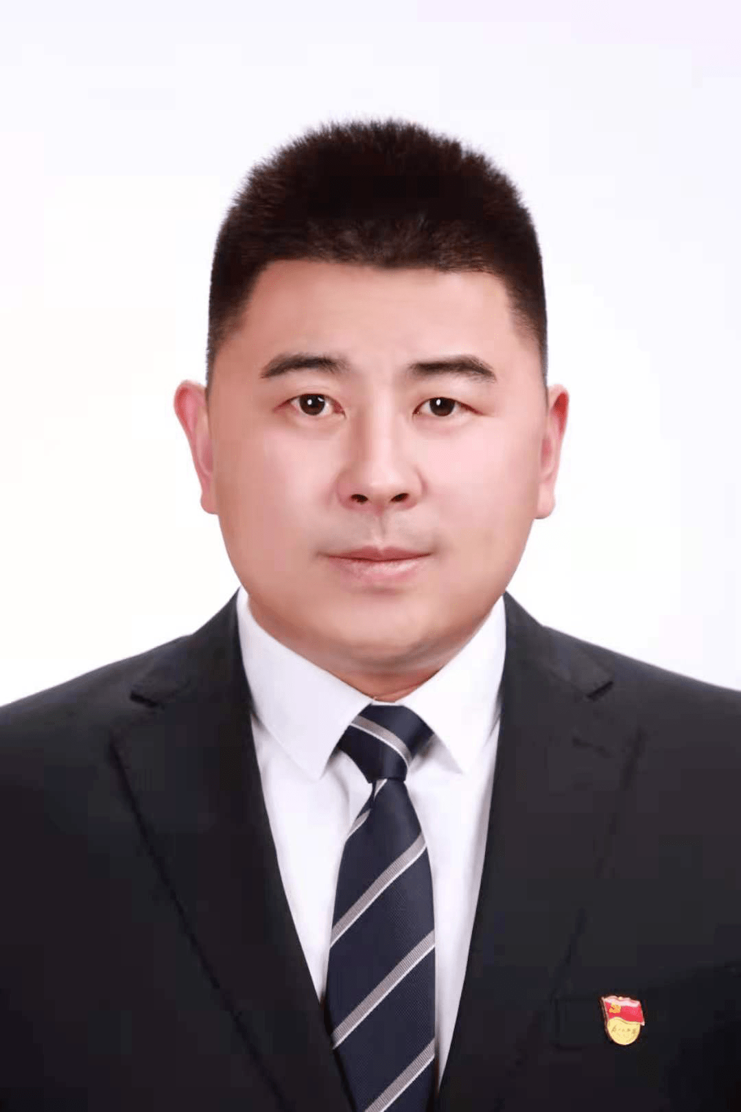 杨建飞区党代表,南独乐河镇刘家河村党支部书记,村委会主任大会的胜利