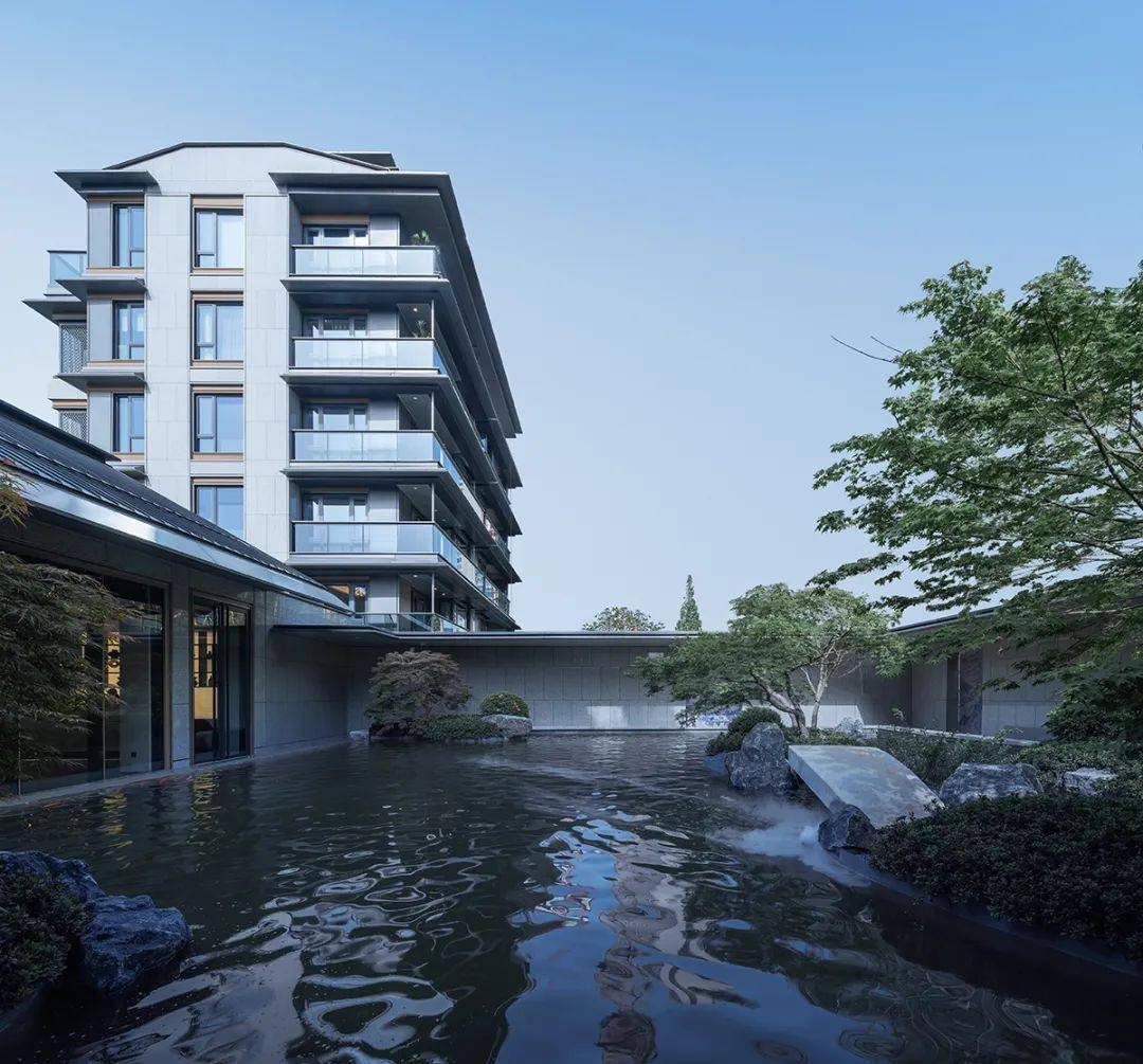 青墨设计丨蓝城南门小团月庐现代低密叠墅