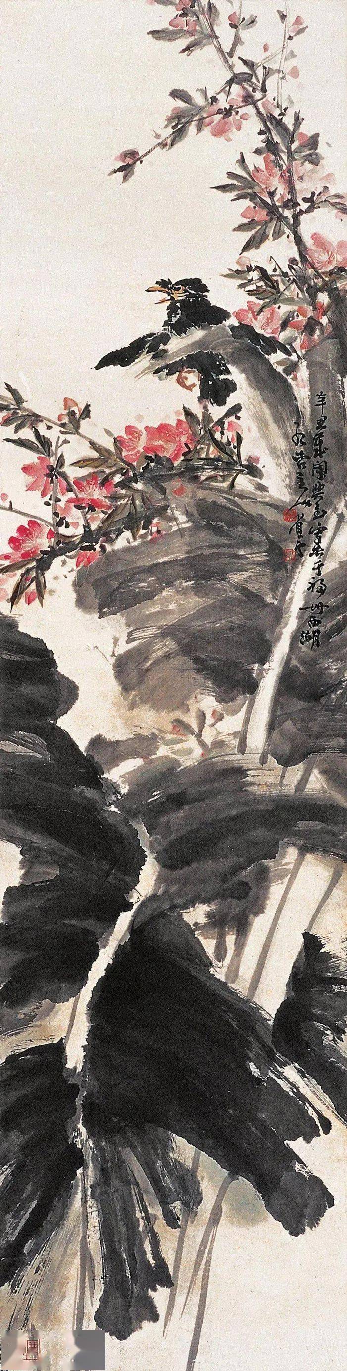 这大写意花鸟水墨淋漓