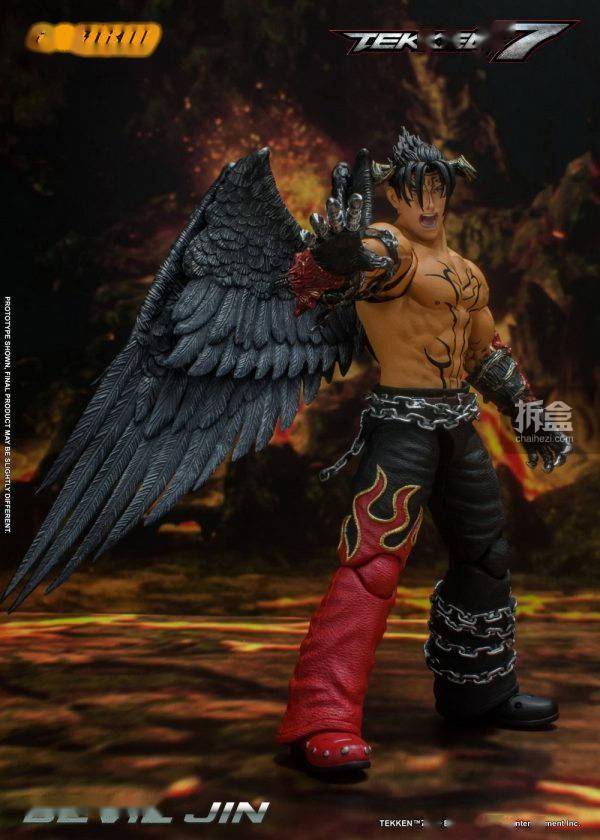 恶魔|STORM TOYS 铁拳7 DEVIL JIN 恶魔仁 风间仁 可动人偶