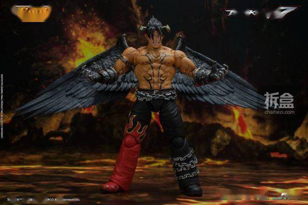 恶魔|STORM TOYS 铁拳7 DEVIL JIN 恶魔仁 风间仁 可动人偶