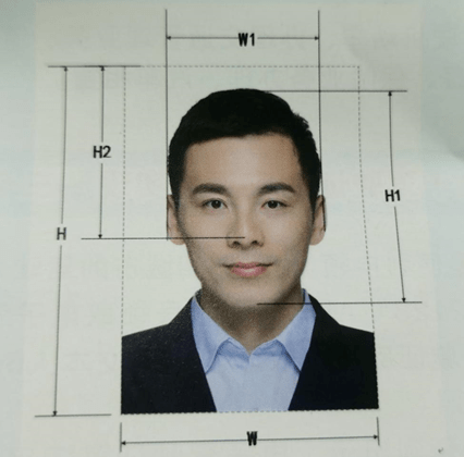 图1驾驶证(电子版)数字相片标准样式(w:520像素;h:756像素;w1:331