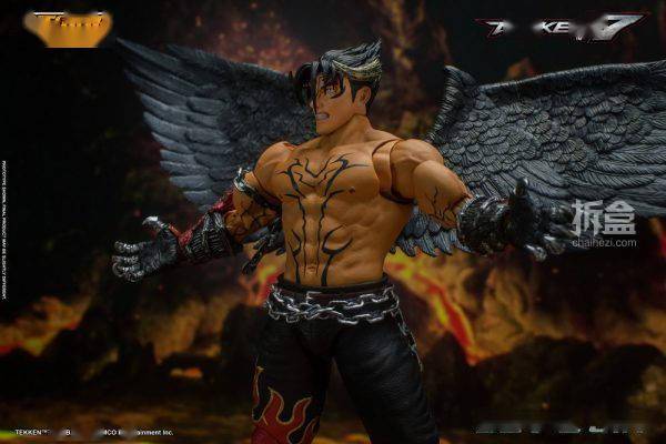 恶魔|STORM TOYS 铁拳7 DEVIL JIN 恶魔仁 风间仁 可动人偶