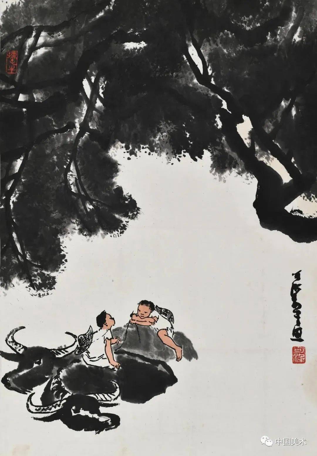 李可染:写牛,也是写人,写我自己!_水牛_中国_形象