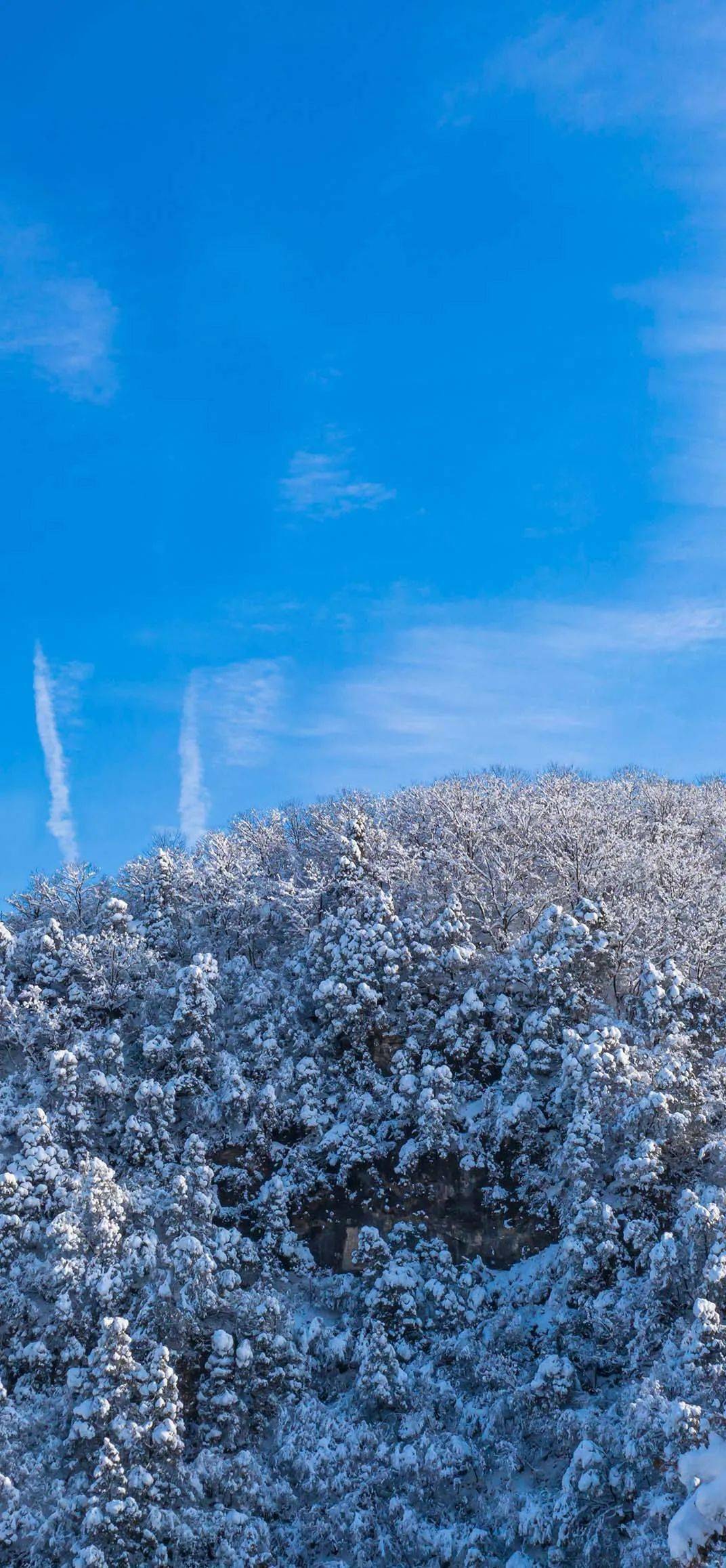 云台山冬日冰雪壁纸上新了