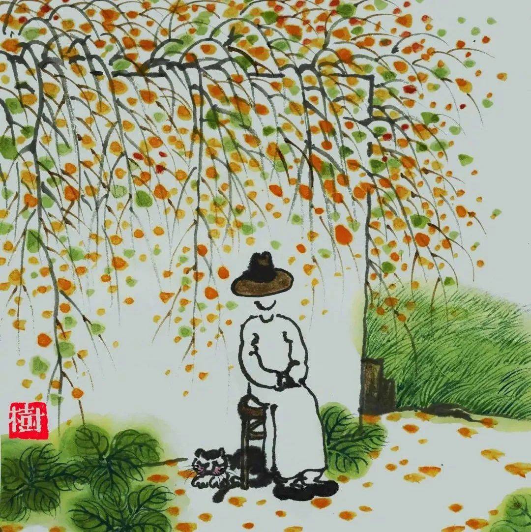 老树画画:以为疫情过去,终于重获自由,谁料病毒变异,何时才算到头?_刘树勇_平台_来稿