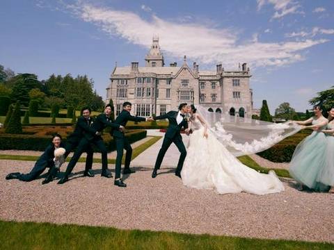 张若昀和唐艺昕的婚礼举办地阿代尔庄园被评为爱尔兰领先酒店