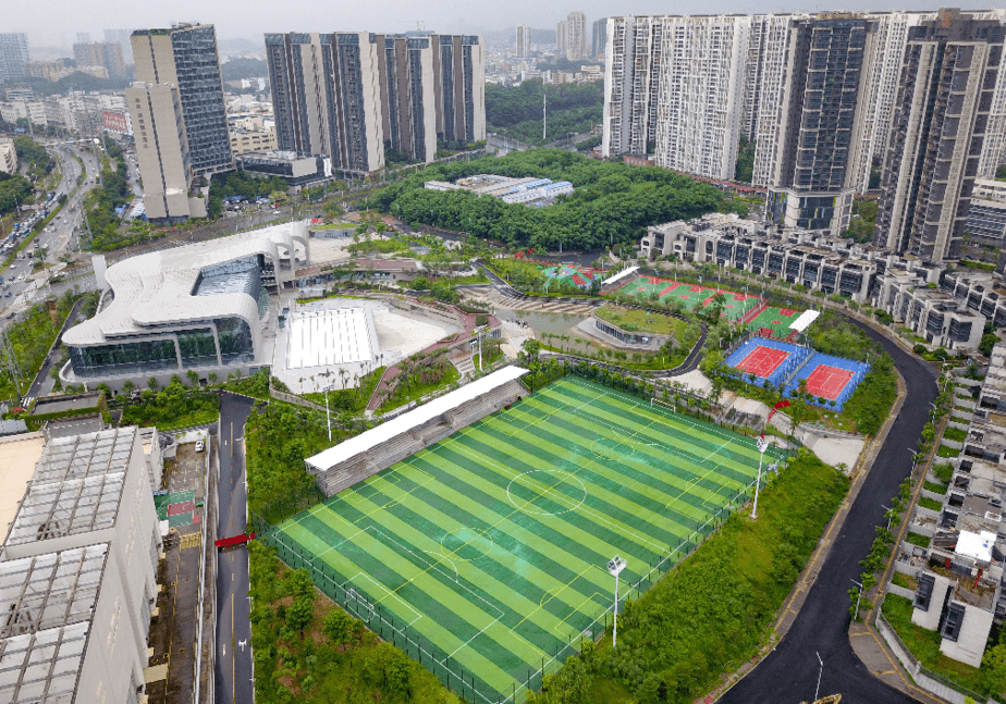 龙华区首个大型体育场馆,1月7日开馆!_深圳_九龙山_公园