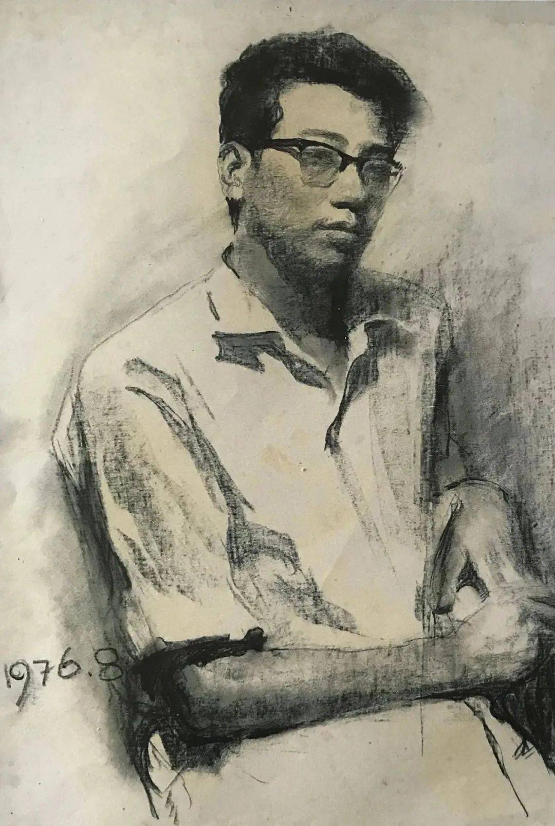 夏葆元人物素描丨极度肖似传神真切散发着忧郁与斯文的味道