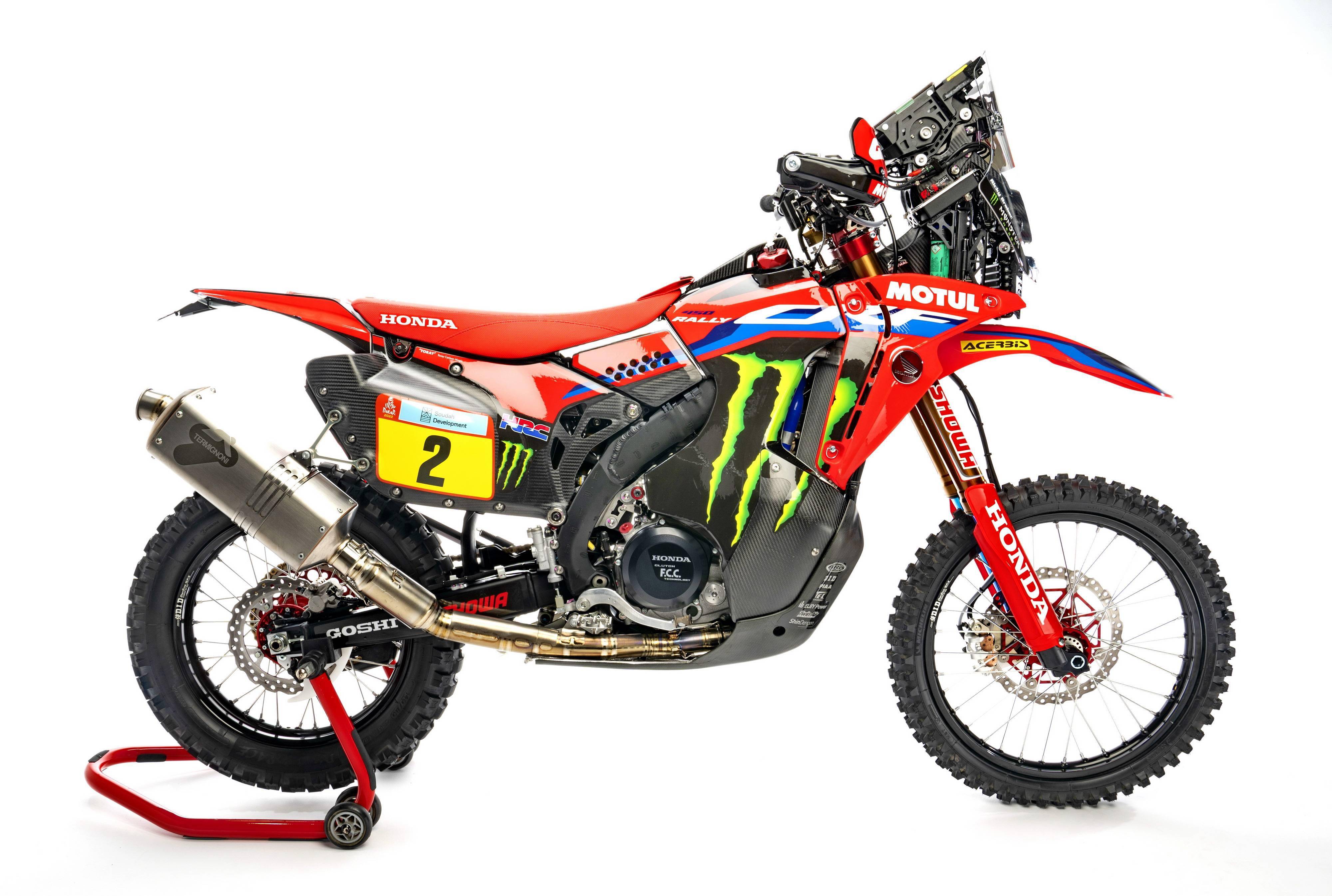 hrc 2022 达喀尔工厂赛车 crf450 rally_越野_mm_拉力赛