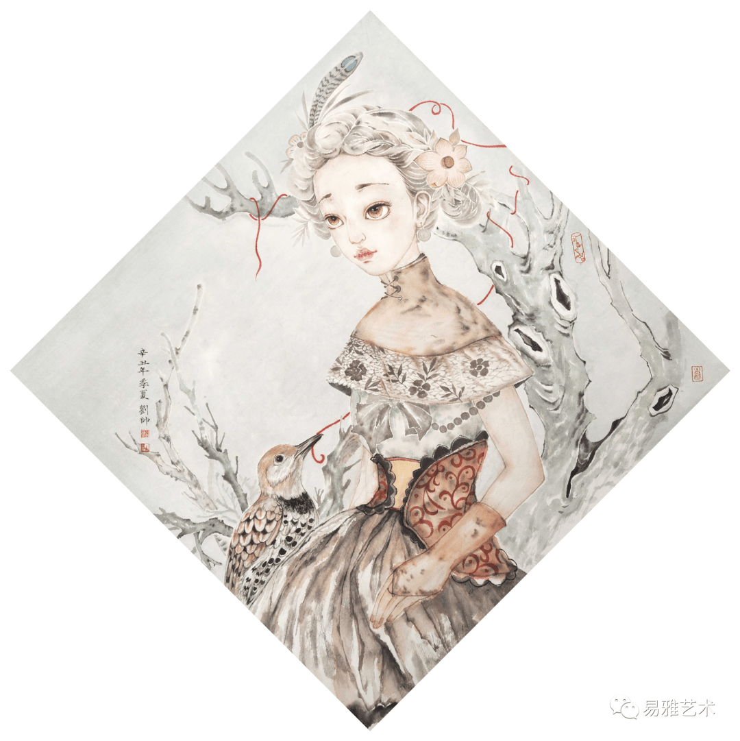 中央美院硕士·才女画家作品