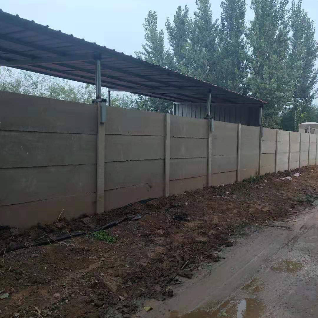 使用水泥板围墙可以搭建养殖场围墙吗养殖场内墙养殖场外墙