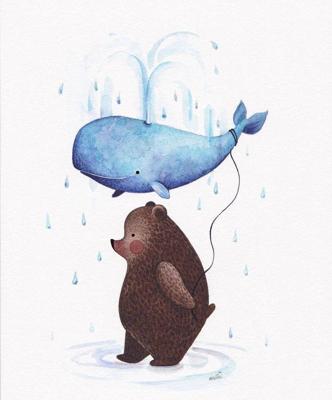 治愈系水彩小熊_在线_绘画_课程