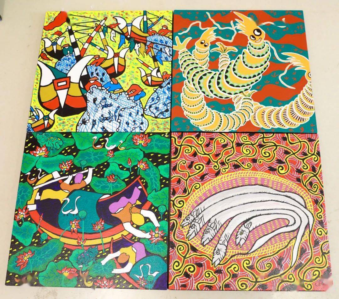 多彩非遗别样普陀用渔民画的意境看遍海岛渔家百态