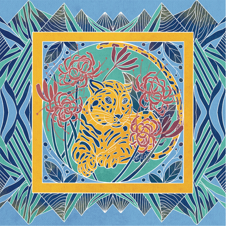 色彩根据季节的推移而变化,构图讲究构成感与装饰性,具有中华文化内涵