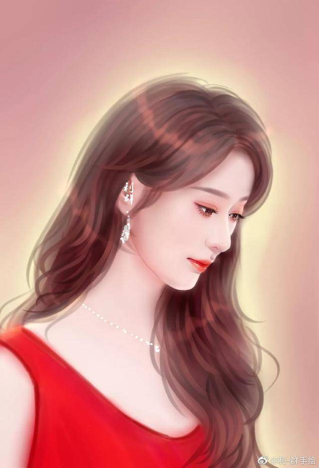 袁冰妍手绘和漫画版_女孩子_角色_头像