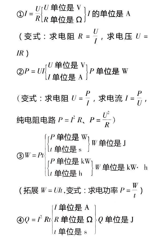 读数|初中物理8大常用仪器的读数方法及必记常量、公式汇总