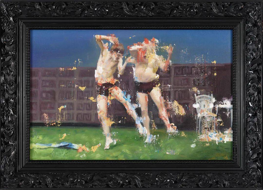 张钊瀛-《小剧场no.23》-25×40cm-布面油画-2021