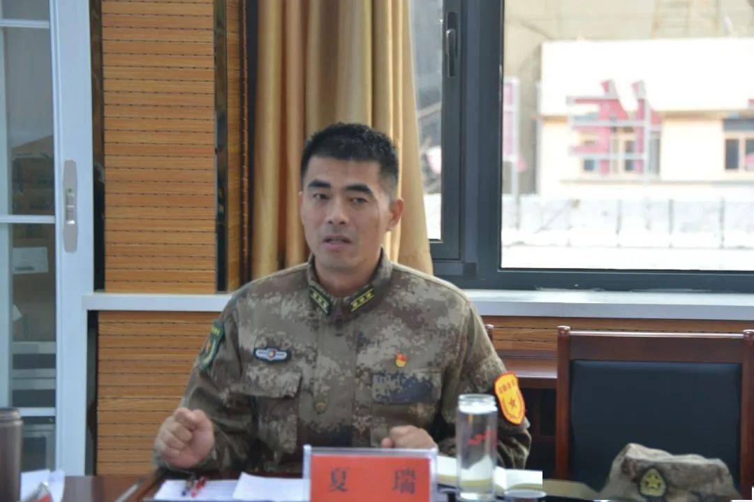 副司令员王耿军,伊川县人武部上校部长夏瑞,嵩县人武部上校部长王海武