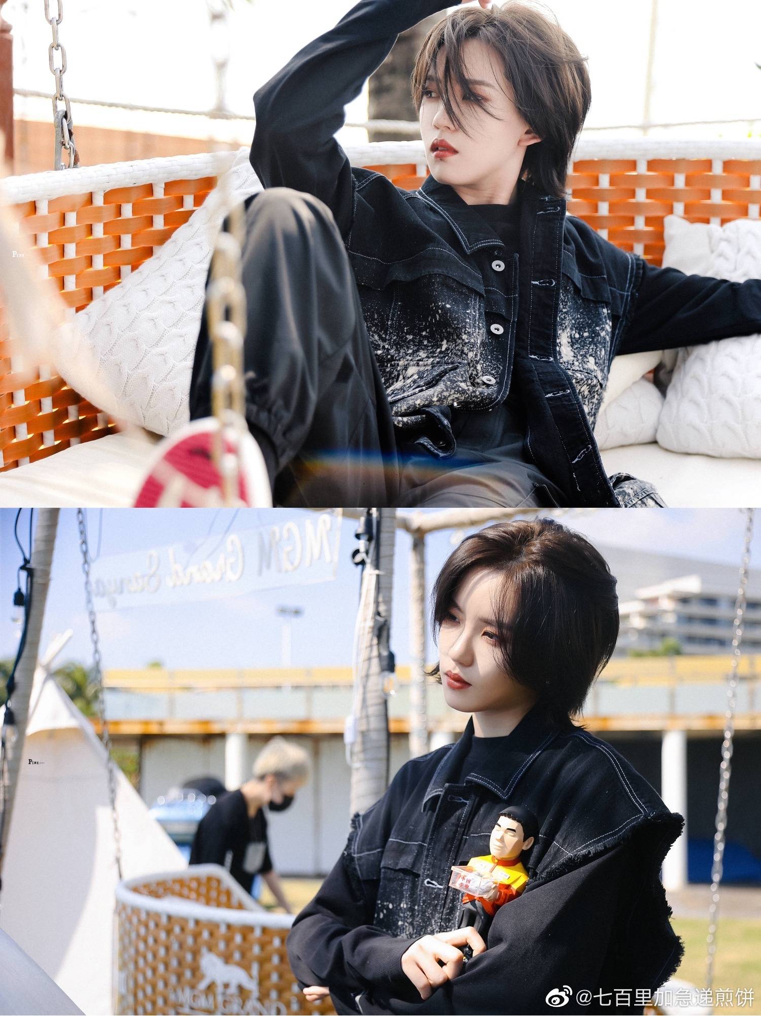 好喜欢陆柯燃这组照片她的眼睛里好像有一封忧伤的情书