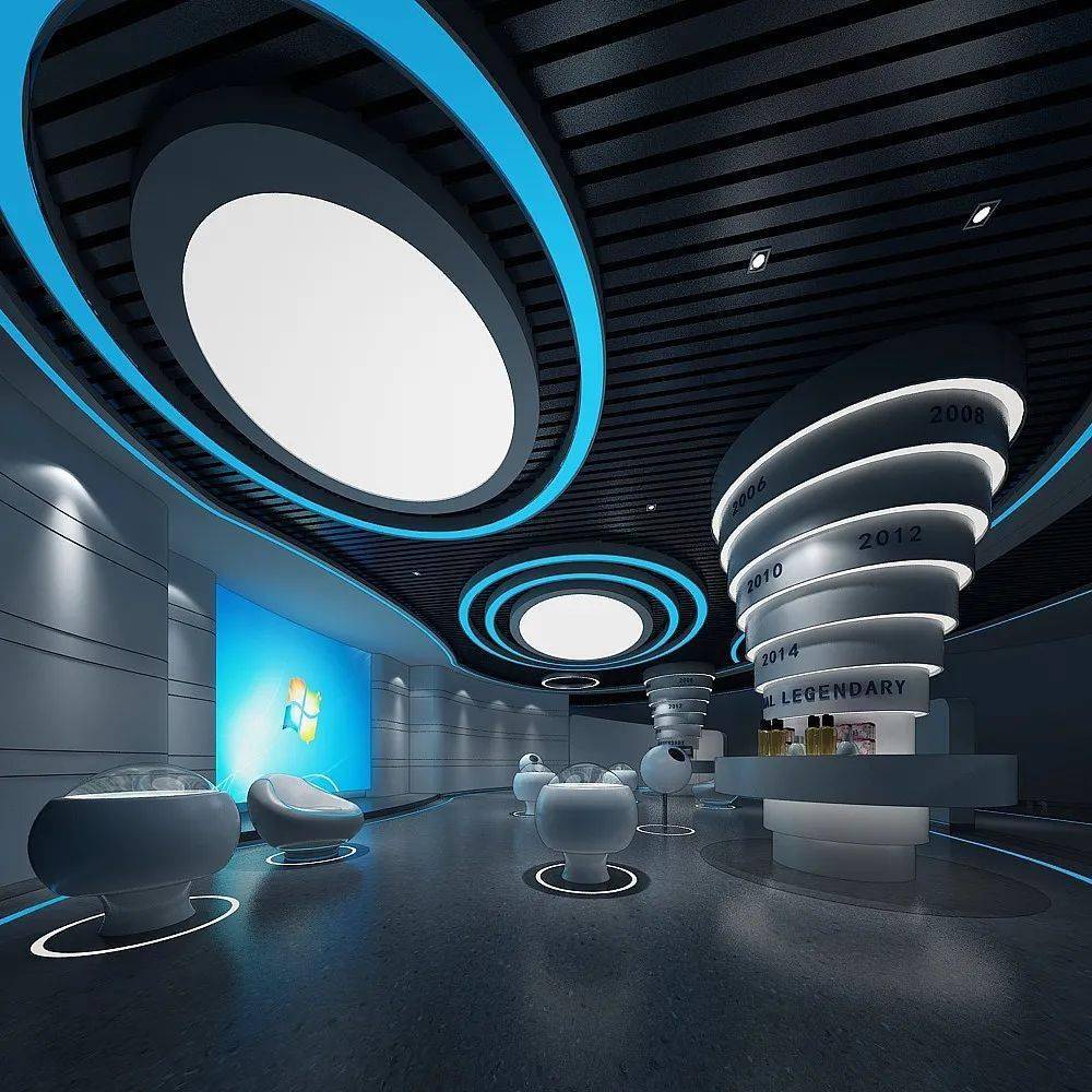 展馆展示设计 | 一系列圆形相关的展馆创意设计_装饰_展厅_hall