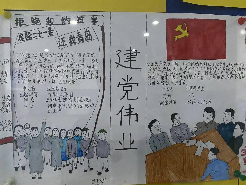 党史贺卡制作方法图片