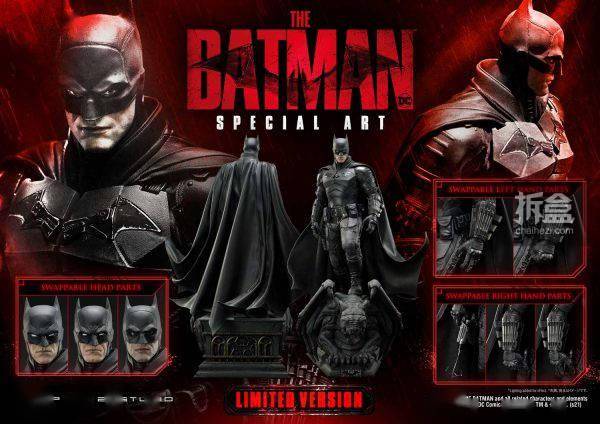 蝙蝠侠PRIME 1 STUDIO 1/3 2022电影 THE BATMAN 蝙蝠侠雕像