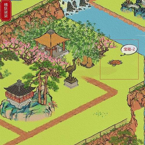 江南百景图松江探险华亭重彩宝箱位置分享