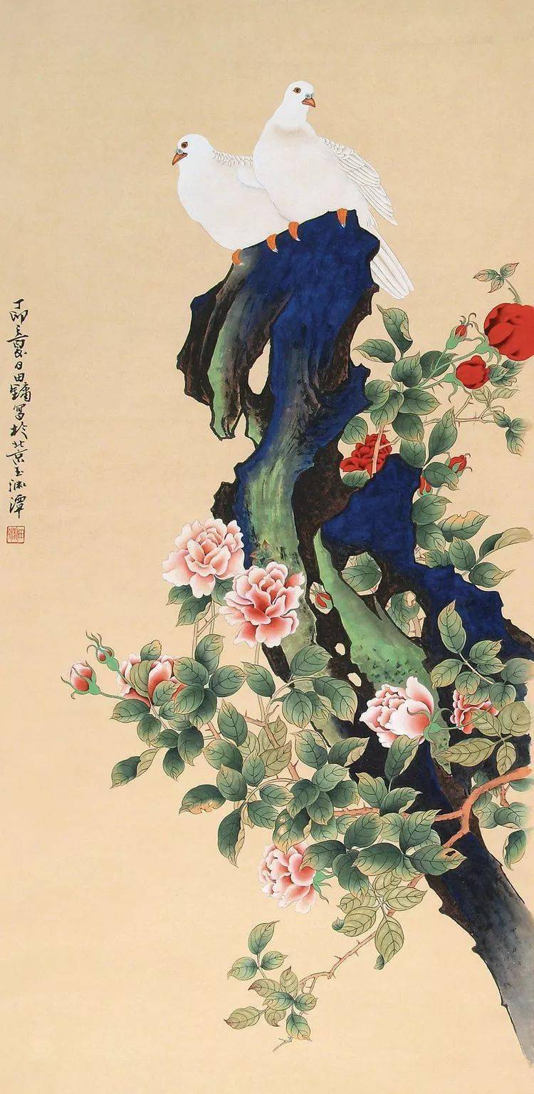 精品！100幅田镛画作欣赏，工写并运，清丽脱俗，充满意境，别有一番 