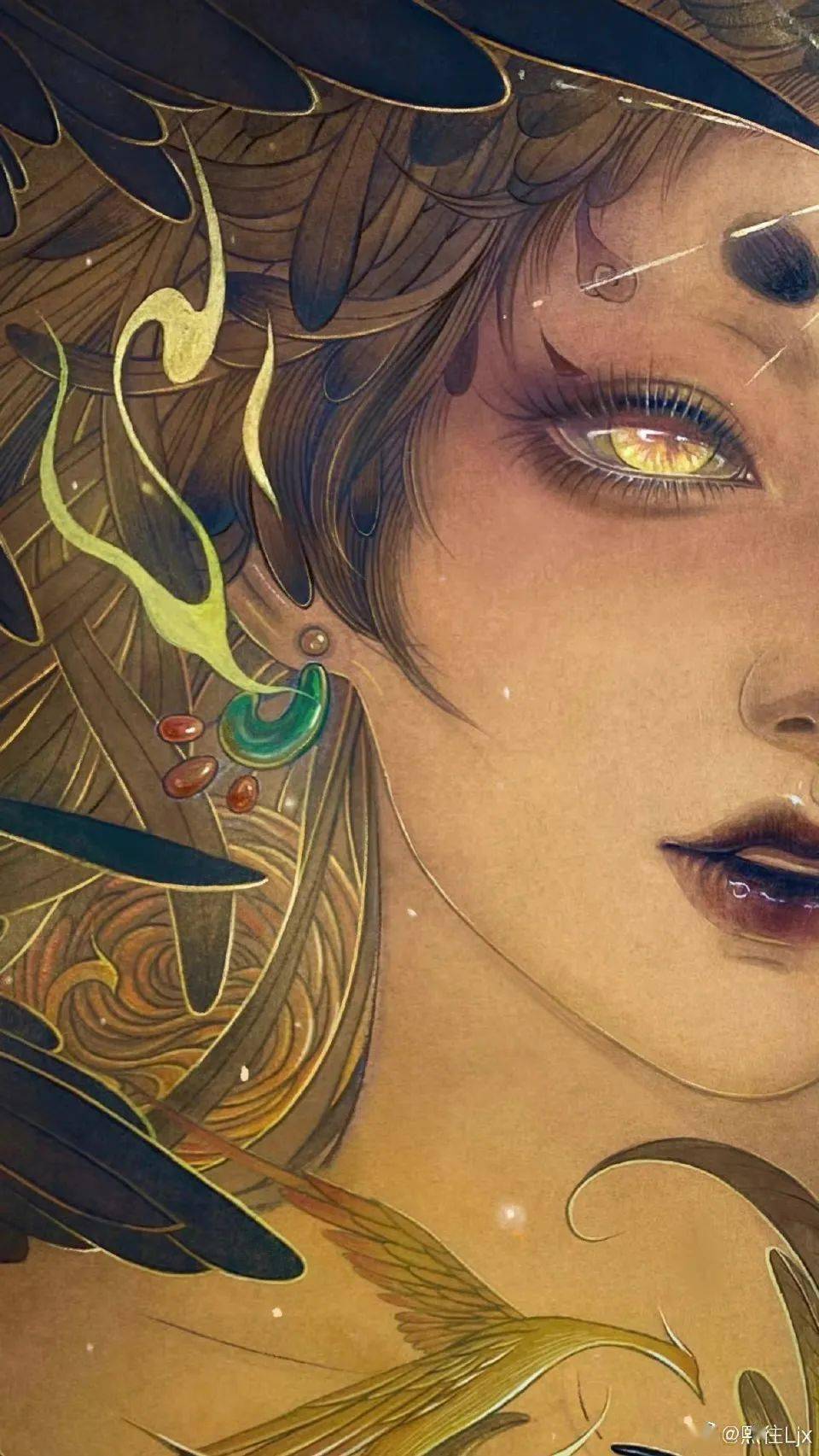 熙往90后小姐姐让山海经重现画中美人个个轻愁笼雾美艳不可方物