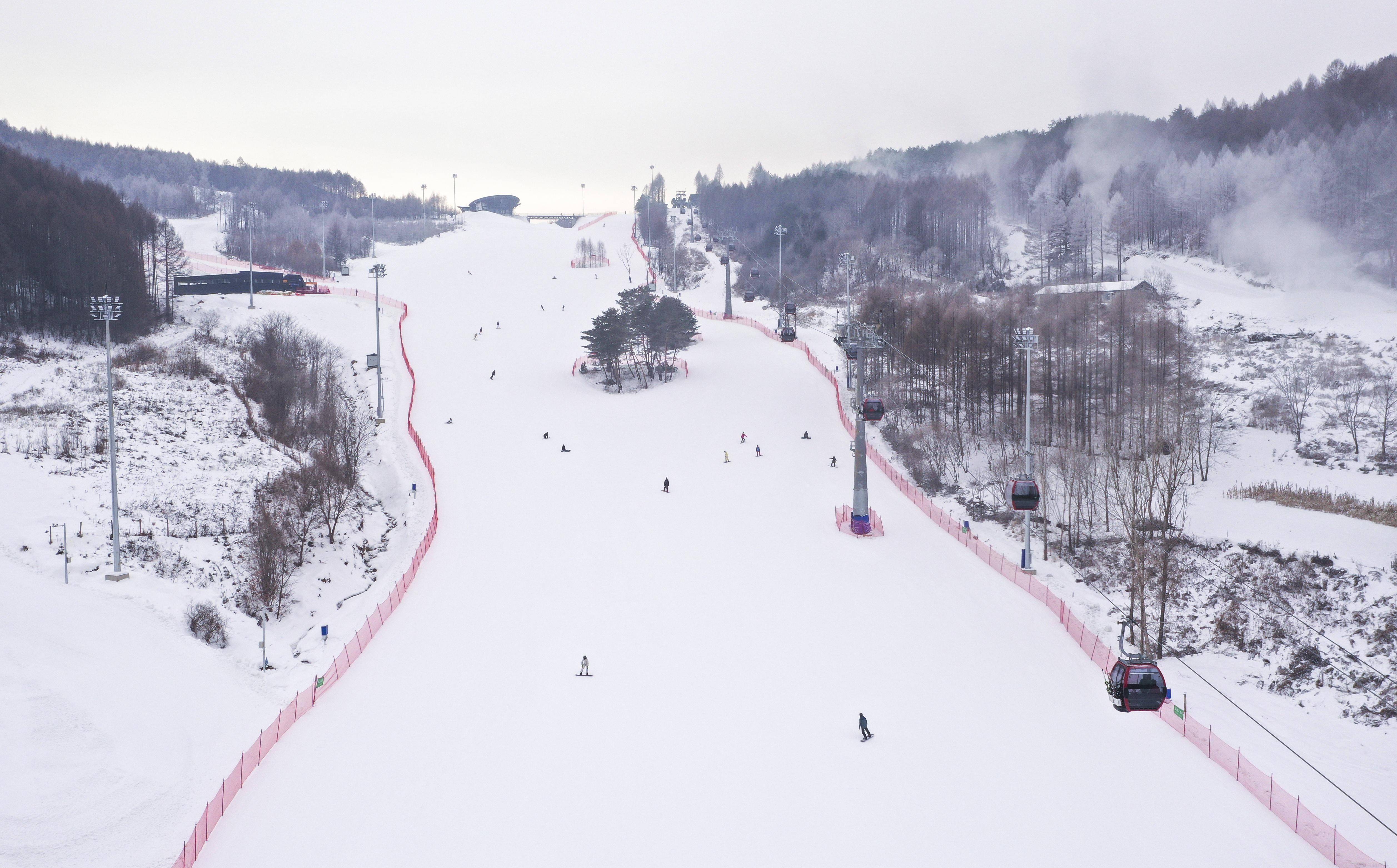 北京高山滑雪场图片