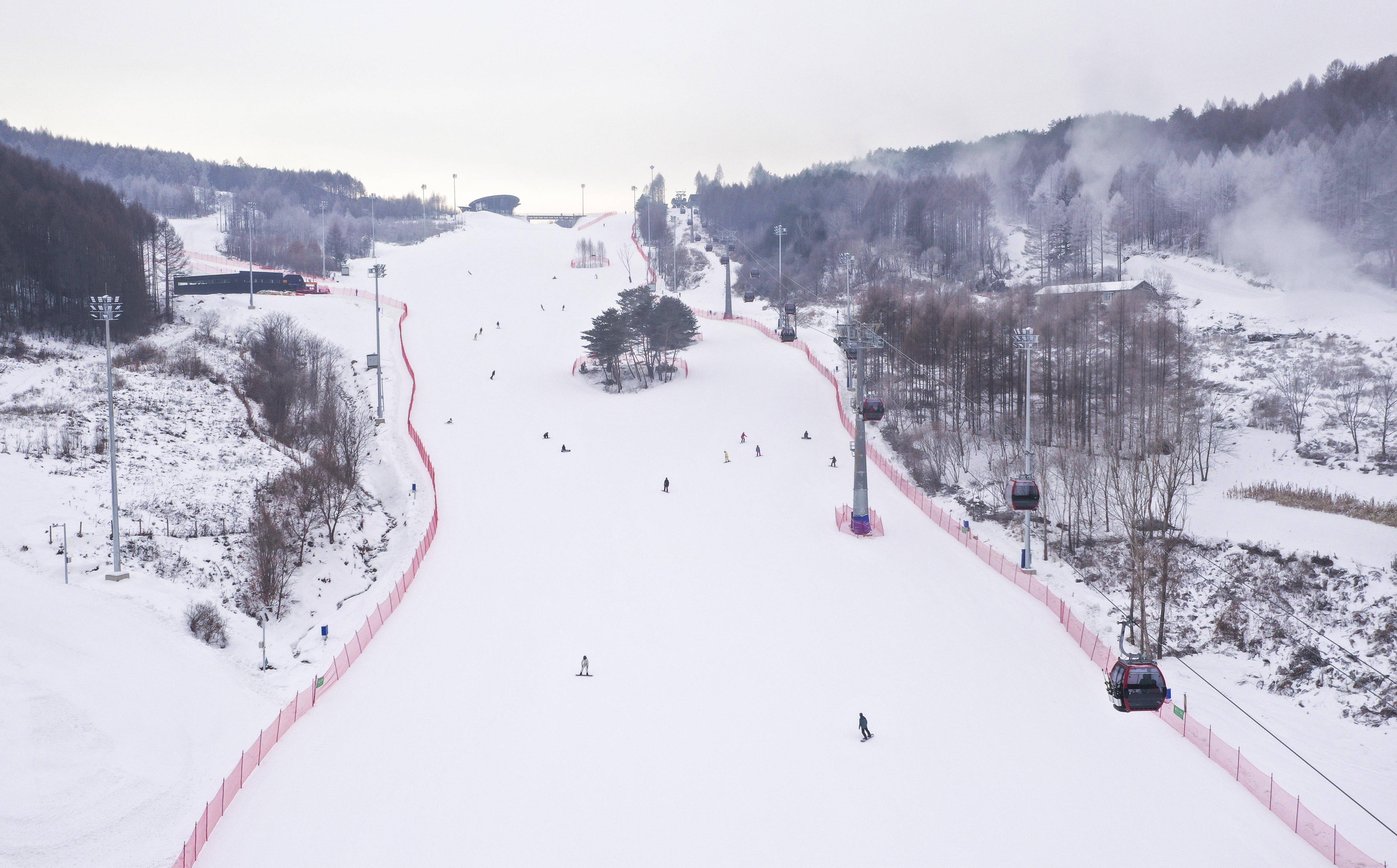 延庆冬奥高山滑雪场图片