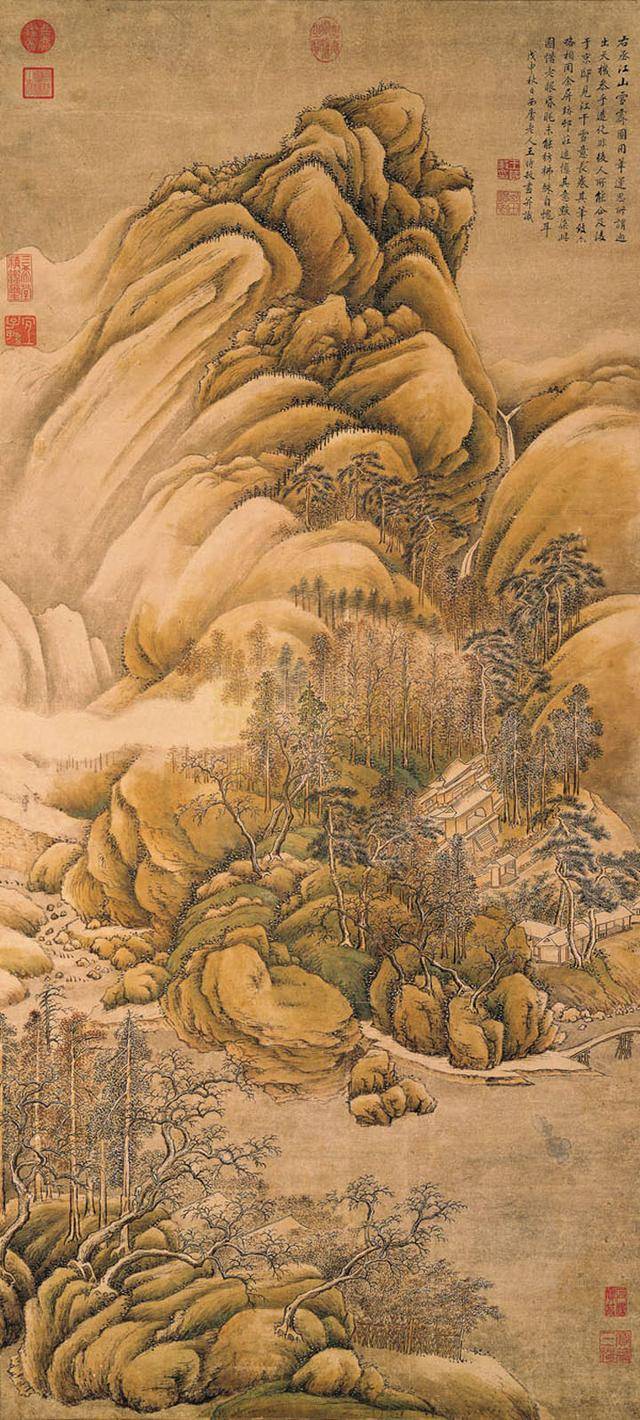 虚灵神逸:王时敏山水画_作品_cm_笔墨