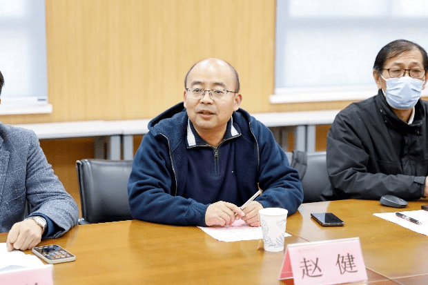 华东师范大学副校长戴立益,后勤党委书记魏勇,后勤保障部部长赵健