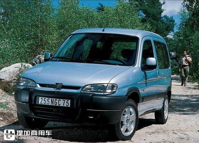 在国内很少见的van式货车法国标致partner实拍