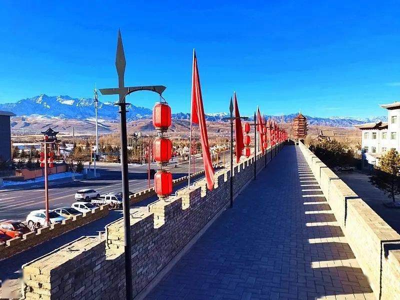 组图民乐县城北民俗村变身市民休闲打卡地