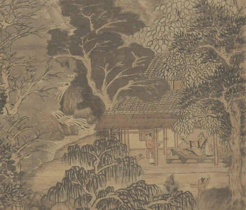 王蒙 东山草堂图95王蒙 春山读书图95王蒙 花溪渔隐图95王蒙