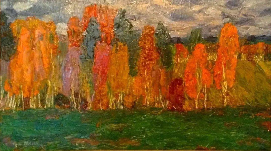 俄罗斯弗拉基米尔画派,明亮而独特的风景油画作品欣赏!