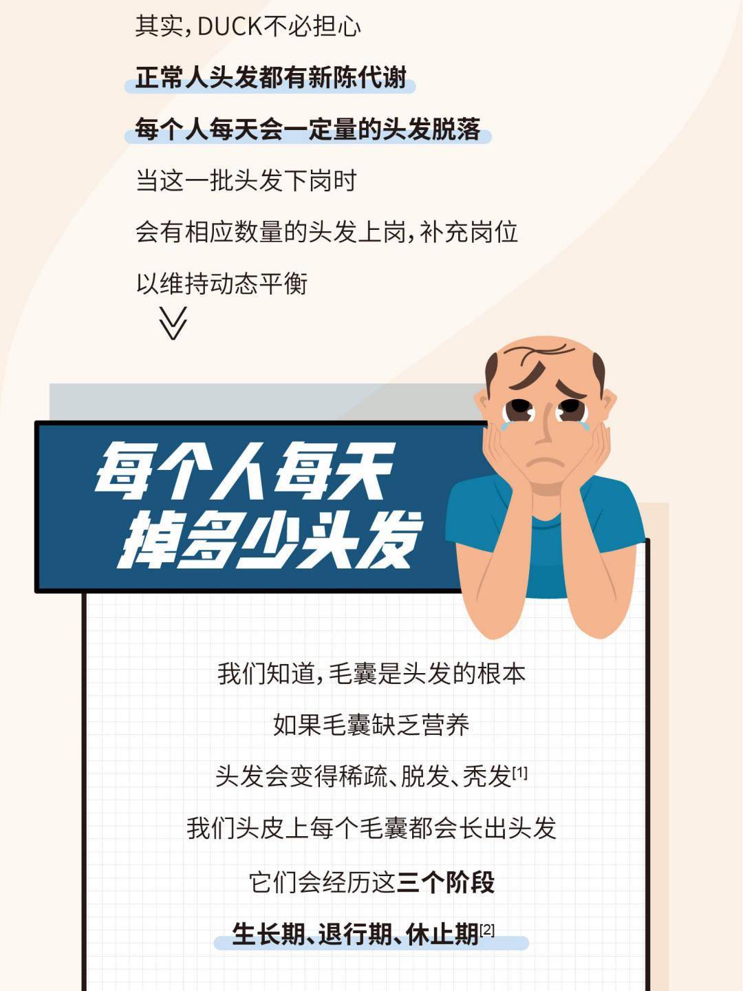 每天掉多少头发,才算是脱发?_头发